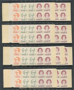 Canada Complete Booklet BK76c Set of 10, Repeating 10s