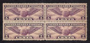 U.S. #C12 Mint,OG,NH... Block of 4... SCV $72.00