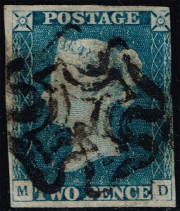 Great Britain #2 Queen Victoria; Used