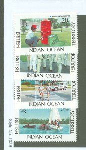 British Indian Ocean Territory #111-114  Single (Complete Set)