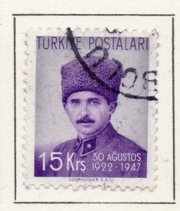 Turkey 1947 Pictorial Issue Fine Used 15krs. NW-243629