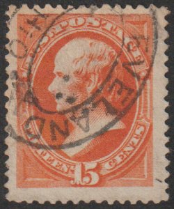 MALACK 189 VF/XF JUMBO, Ohio town cancel, bold color..MORE.. c3102