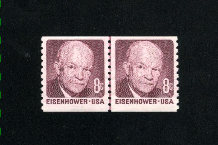 USA #1402  4 pair used 1970-71 PD .12