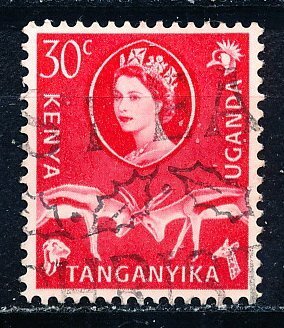 Kenya Uganda & Tanganyika #125 Single Used