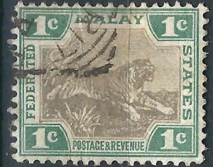 Malaya 18 SG 15 Used VF 1901 SCV $12.00