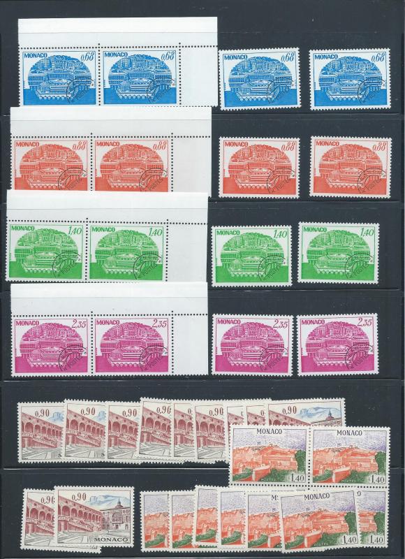 Monaco Large MNH stock, 2014 CV $279.00