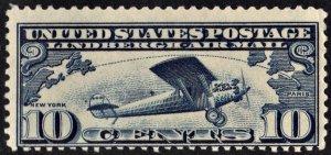 SC#C10 10¢ Lindbergh Flight (1927) MNH