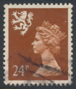 Scotland GB  Machin 24p SG S70  Used  AOP p 15 x 14  SC# SMH47  see scans 