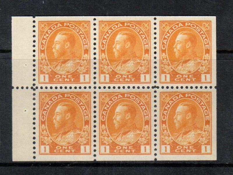 Canada #105b Extra Fine Never Hinged Booklet Pane