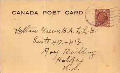 Canada, Government Postal Card