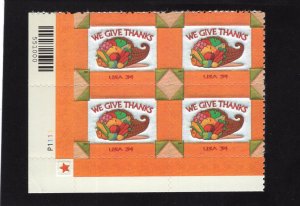 3546 Thanksgiving, MNH LL-PB/4 (#P1111)