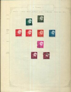 SWEDEN 1949/61 Used Collection on Pages (Apx 150+ Items) (Gar 649