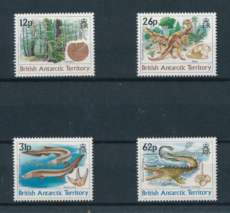 [105480] British Antarctic Territory 1991 Prehistoric animals dinosaurs  MNH