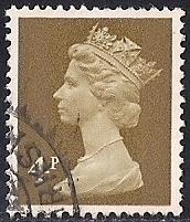 Great Britain #629 4P Queen Elizabeth 2, Stamp used VF