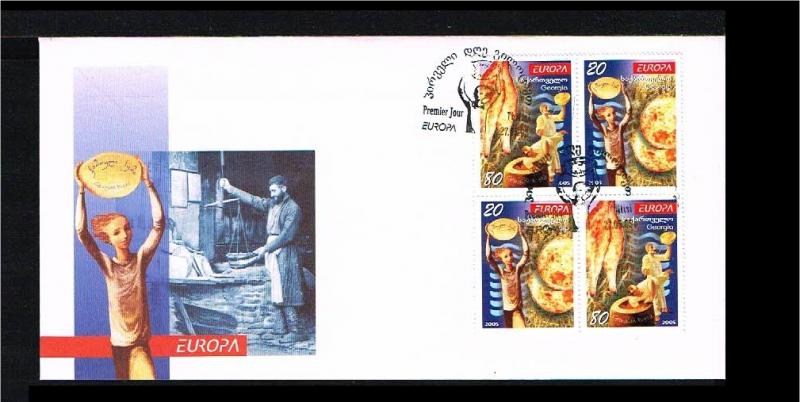 2005 - Europe CEPT FDC Georgia Mi.2x482-483A [HY122]