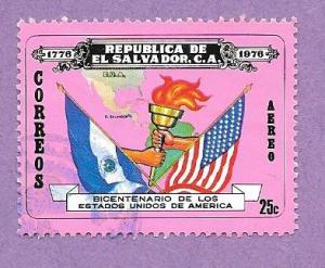 El Salvador Used Stamp Scott C383 #20