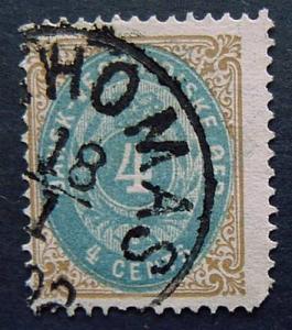 USA, Danish West Indies, Scott 7, used