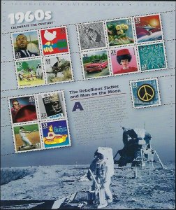 CELEBRATE THE CENTURY COMPLETE SET OF 10 MNH SHEETS - Q183 