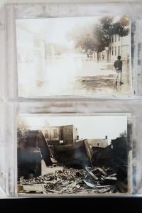 US Lot of 23 Early 20th Century Flood Disaster Photograph Cards