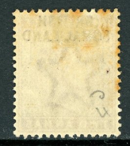 China 1884 French Offices 1 Franc Olive Green Chan FF14 VFU  C16 ⭐⭐⭐⭐