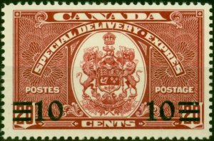 Canada 1939 10c on 20c Scarlet SGS11 V.F MNH