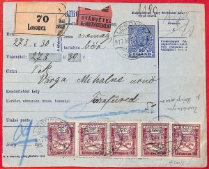 aa2039 - HUNGARY - POSTAL HISTORY - PROFORMA modular STATIONERY CARD - 1929-