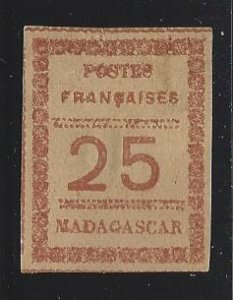 Madagascar French  mh no gum.has a thin SC  11