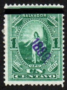 El Salvador 25D Mint hinged