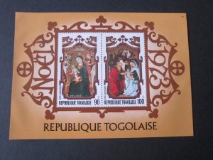 Togo 1973 Sc C211a Christmas Religion set MNH