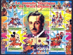 Comores 2004 Walt Disney ( III ) Sheet MNH Private