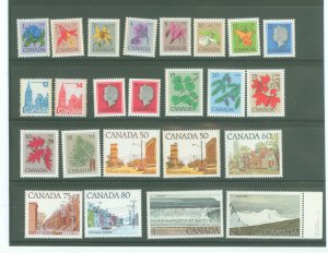 Canada #705-727  Single (Complete Set)
