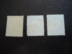 Stamps - Netherlands - Scott# J13, J16, J19 - Used Part Set of 3 Stamps