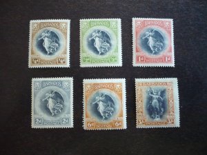 Stamps - Barbados - Scott# 140-143,147,150 - Mint Hinged Part Set of 6 Stamps