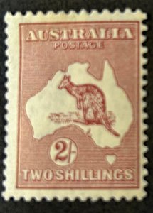 AUSTRALIA 122 R, 1932.M, NH, OG, CENTERED TO RT, F-VF.  Cv.  $65