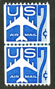 U.S. #C52 MINT LINE PAIR OG NH