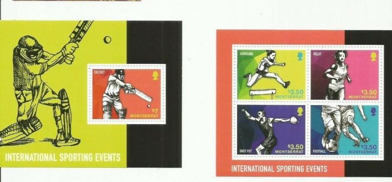 MONTSERRAT 2014  SPORTS SCOTT 1351-2 MNH 