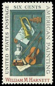 PCBstamps   US #1386 6c William M. Painting, MNH, (9)