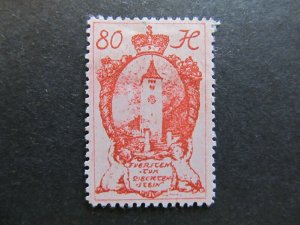 A4P26F62 Liechtenstein 1920 80h mh*