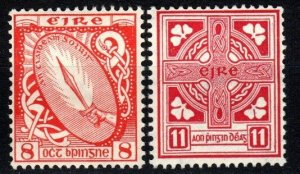 Ireland #137-8 F-VF Unused CV $5.00 (X1882)