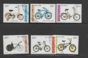 VIET NAM #1957-1963 1989 BICYCLES MINT VF NH O.G CTO