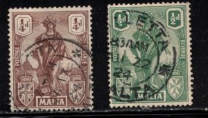 MALTA Scott # 98-9 Used