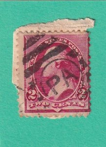 US 220 USED OP FANCY CANCEL CIRCLE PA