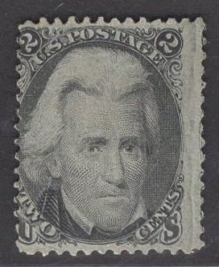US Stamp #73 2c Black Jackson  MINT NH SCV $350 ++. Hard to find NH.