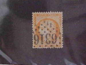 FRANCE  STAMP #59B cat.$130.00  USED