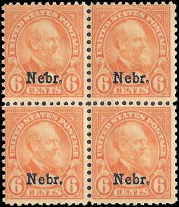 675 Mint,OG,NH... Block of 4... SCV $280.00