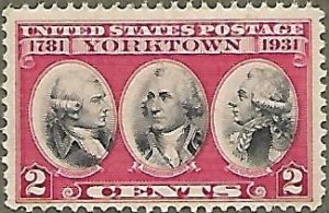 United States #703 2c Yorktown Issue MNH (1931)