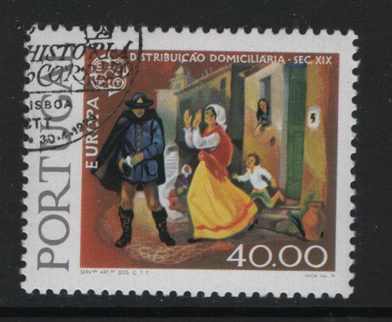 Portugal  #1424  cancelled  1979 Europa 40e