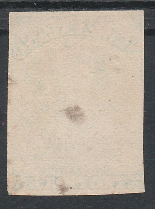 NEW ZEALAND 1857 QV CHALON 2D IMPERF NO WMK USED 