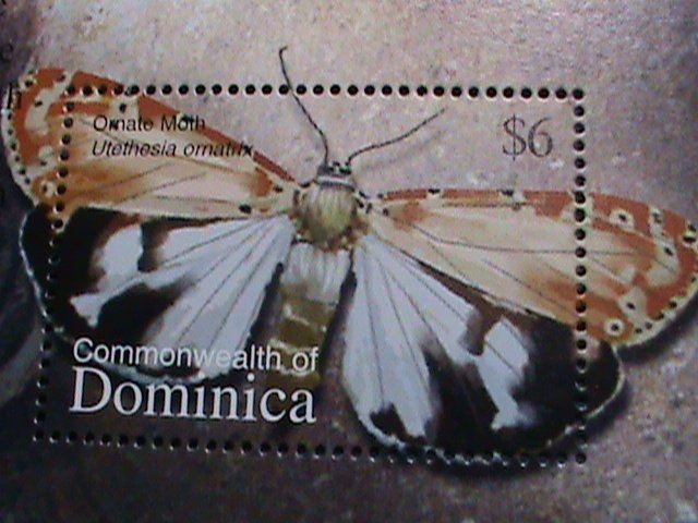 DOMINICA-1979-INSECTS- COLORFUL BEAUTIFUL LOVELY BUTTERFLY -MNH S/S SHEET VF