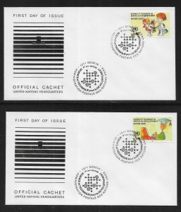 UN Geneva 222-23 Science and Technology  on Headquarters Cachet FDC